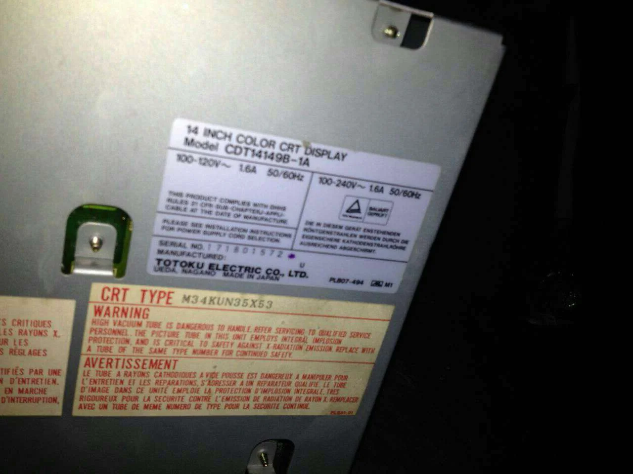 CRT to LCD replacement
